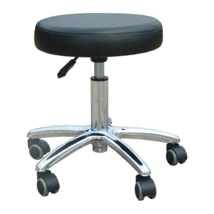 Modern Desk Chair with Wheels Leather Desk Chair in White/Black