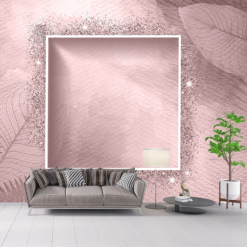 Illustration Mildew Resistant Mural Wallpaper Plant Decoration Indoor Wall Mural