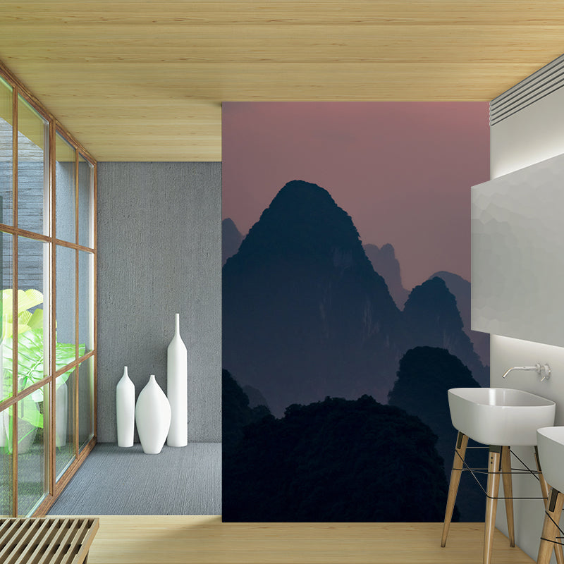 Stain Resistant Mountain Wallpaper Photography Living Room Decorative Wall Mural