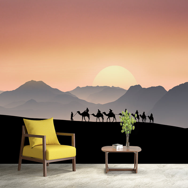 Stain Resistant Wall Mural Living Room Environmental Mountain Photography Wallpaper