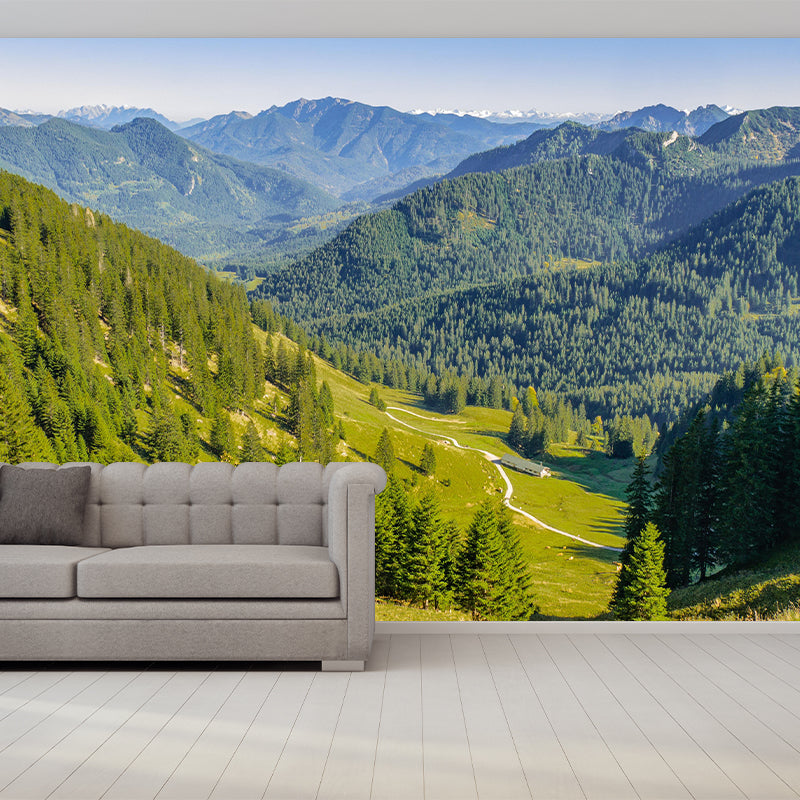 Decorative Photography Wallpaper Contemporar Mountain Stain Resistant Wall Mural