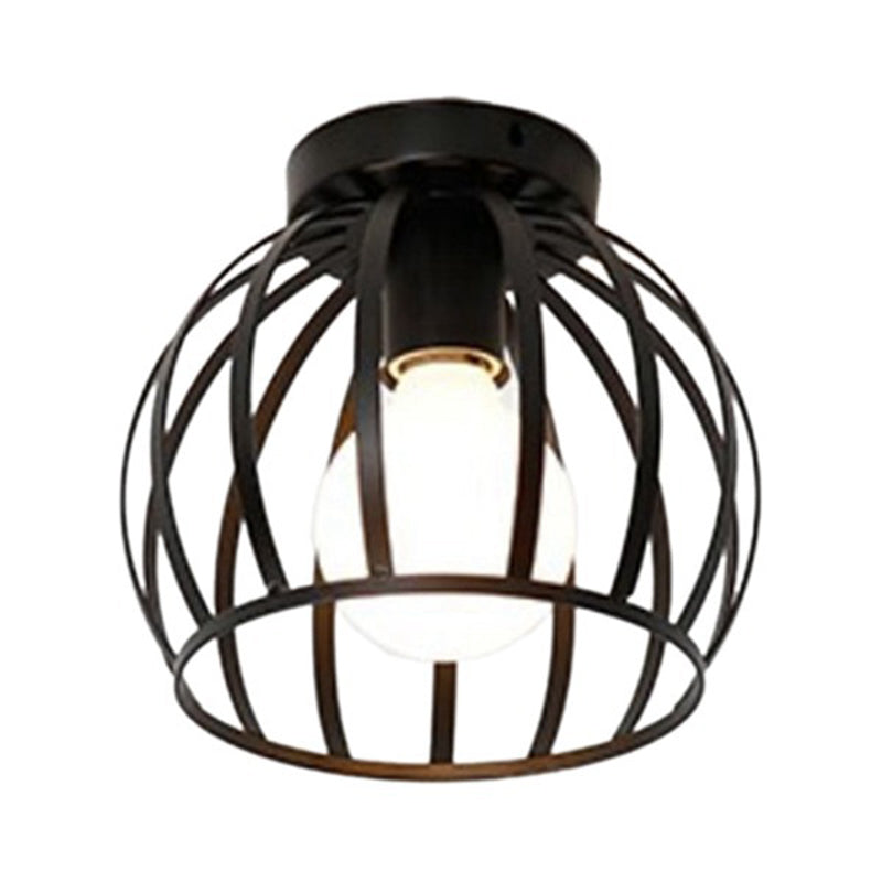 Modern Flush Ceiling Lights Metal 1-Light Flush Mount for Hallway