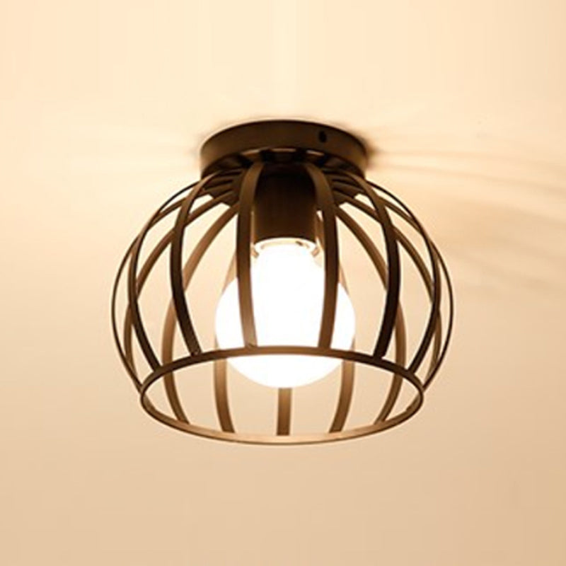 Modern Flush Ceiling Lights Metal 1-Light Flush Mount for Hallway