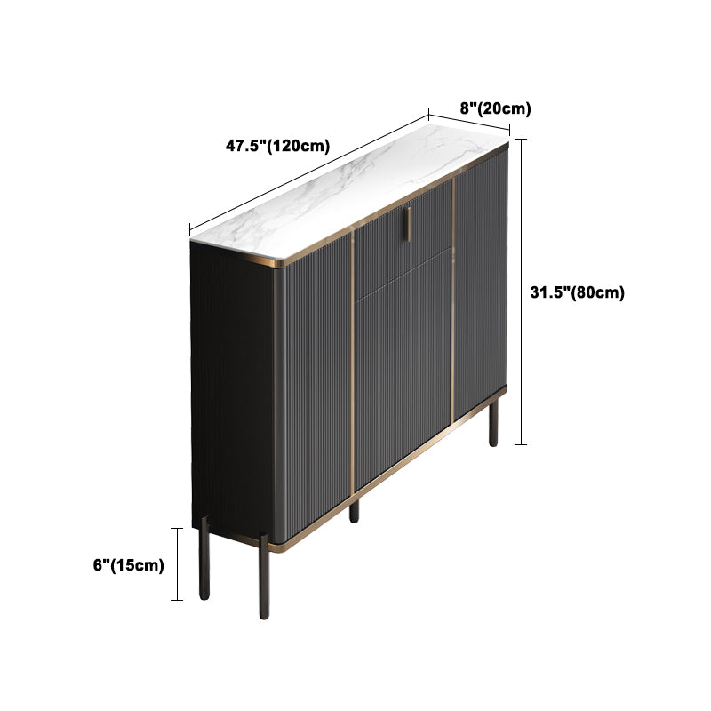 Glam Style Sideboard with Drawers and Storage Side Board for Dining Room