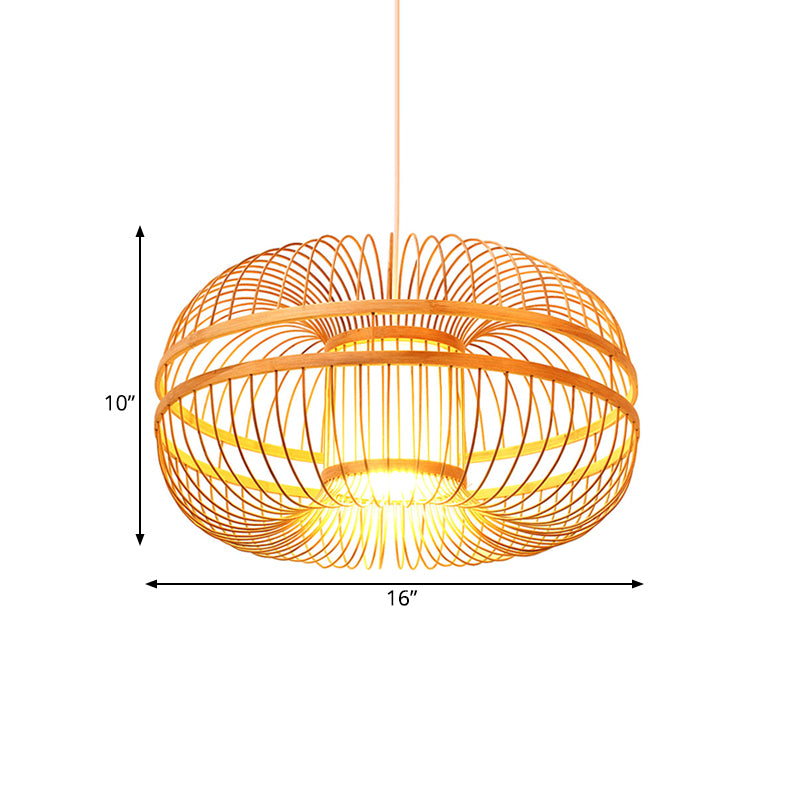 Bambuslaterne Schattenfederung Lampe modern