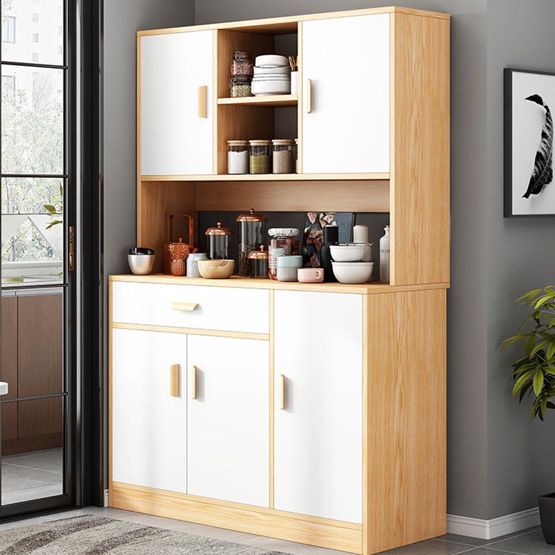 Engineered Wood Sideboard with Drawers Modern Kitchen Buffet Sideboard