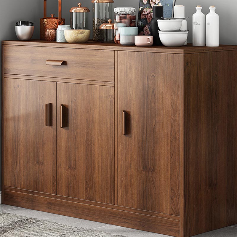 Engineered Wood Sideboard with Drawers Modern Kitchen Buffet Sideboard