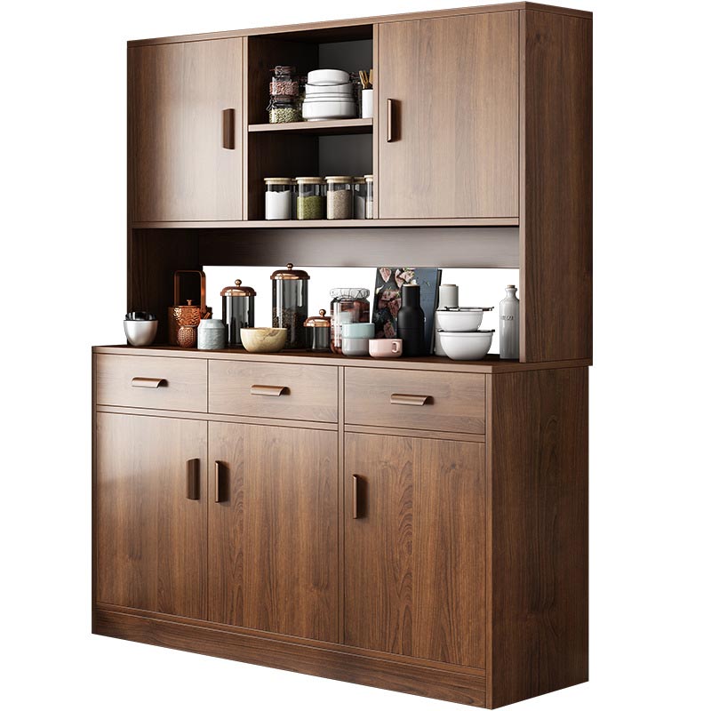 Engineered Wood Sideboard with Drawers Modern Kitchen Buffet Sideboard