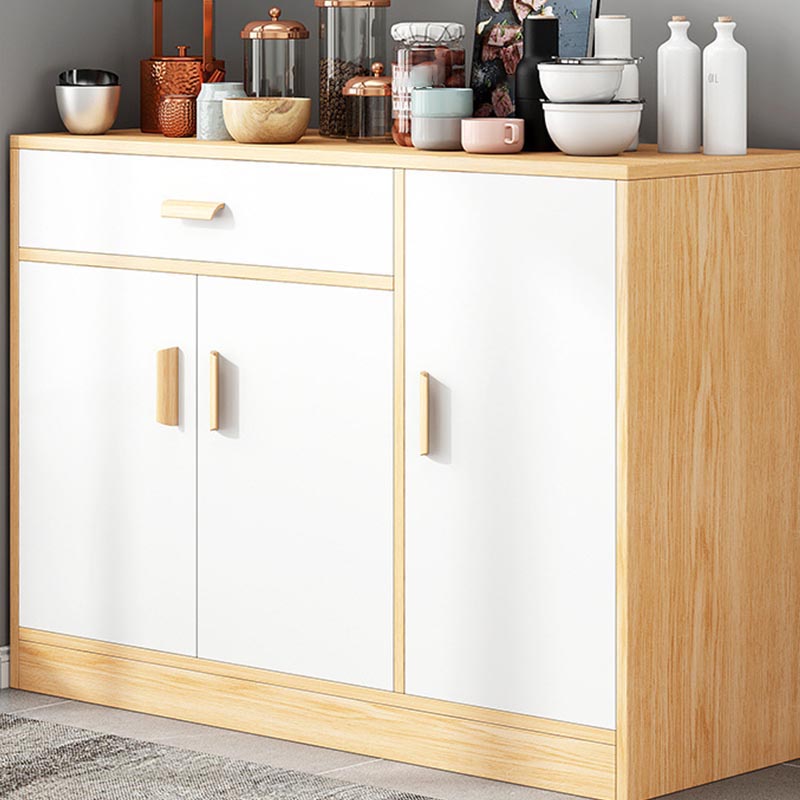 Engineered Wood Sideboard with Drawers Modern Kitchen Buffet Sideboard