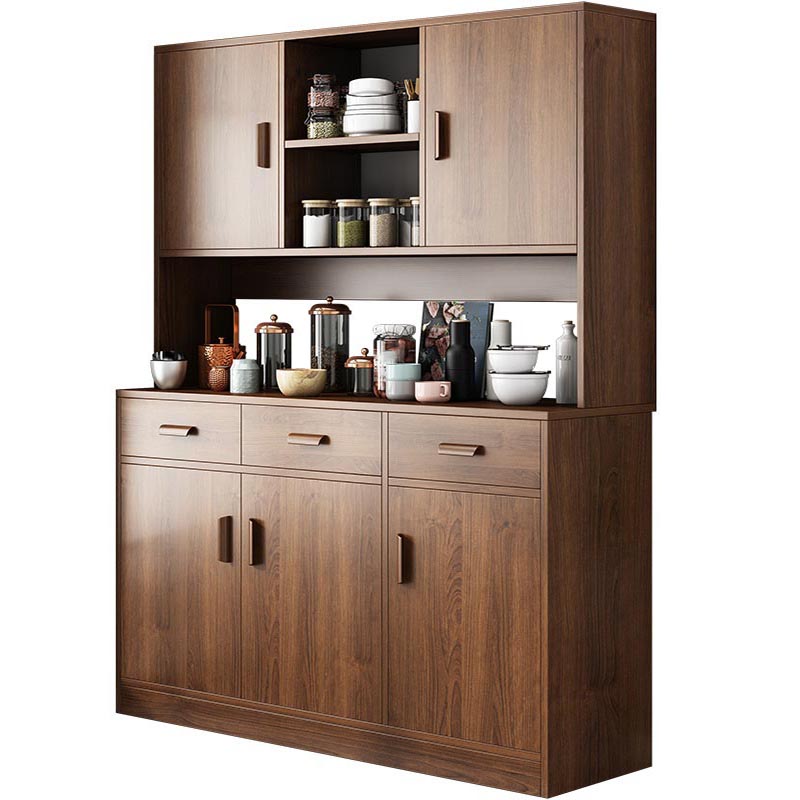 Engineered Wood Sideboard with Drawers Modern Kitchen Buffet Sideboard