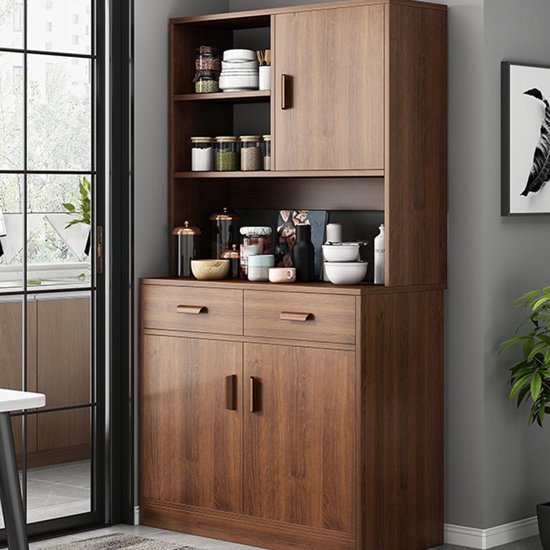 Engineered Wood Sideboard with Drawers Modern Kitchen Buffet Sideboard