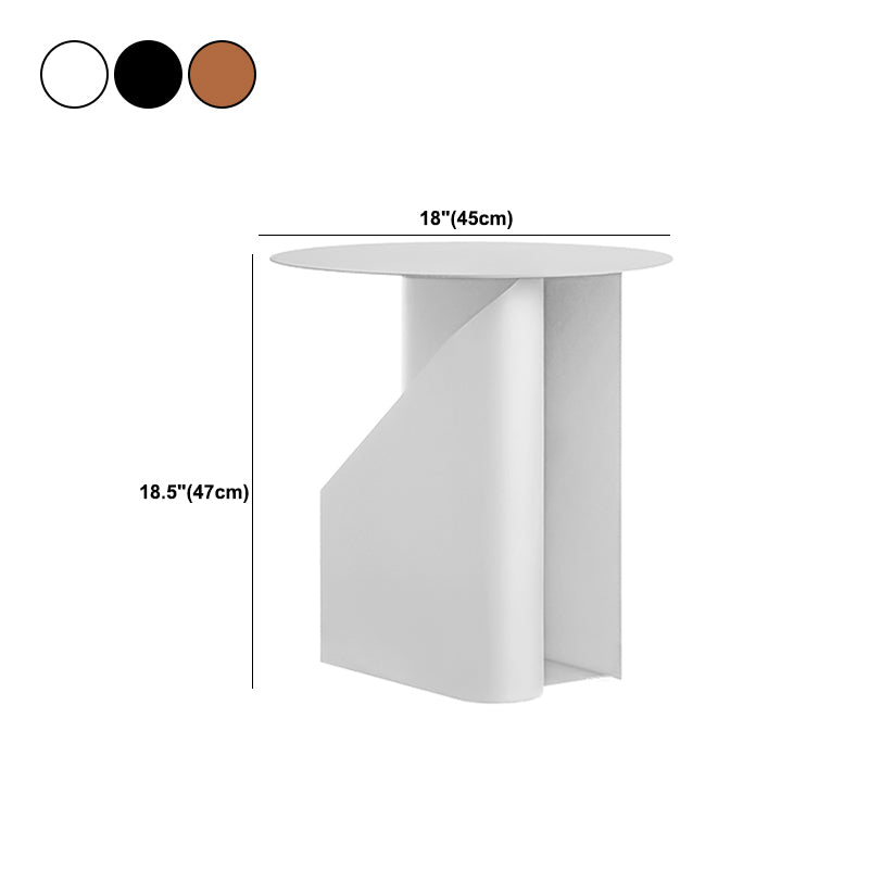 Modern Metal Bedside Cabinet Open Storage Night Table for Bedroom