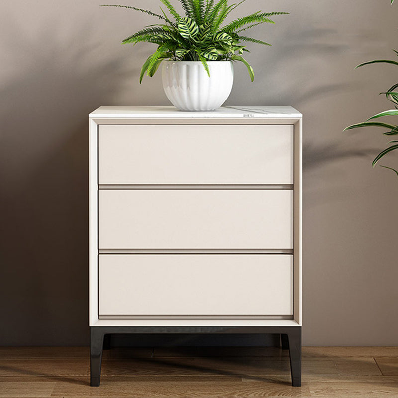 Contemporary Chest Bedroom Engineered Wood Storage Chest with Drawers