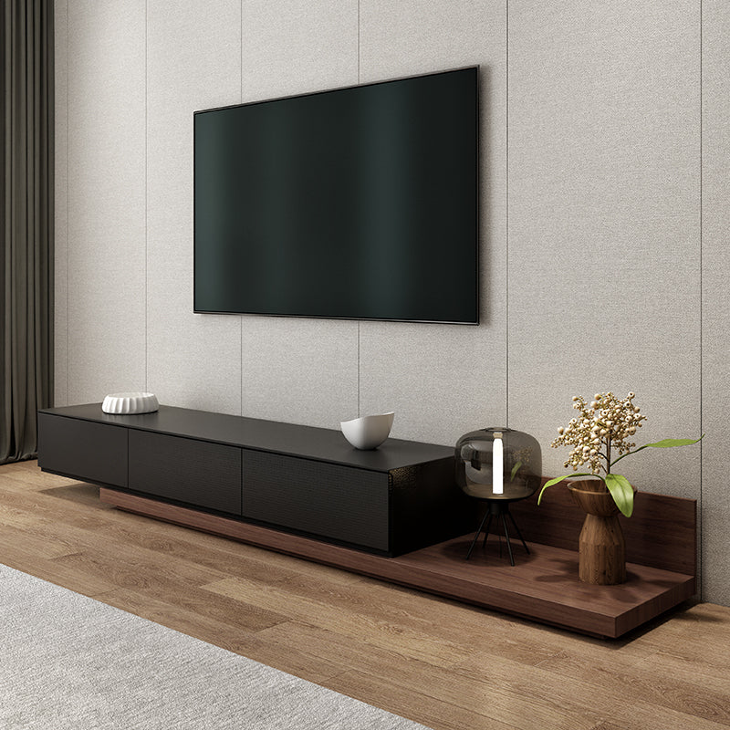 Engineered Wood TV Stand Console Contemporary TV Media Stand