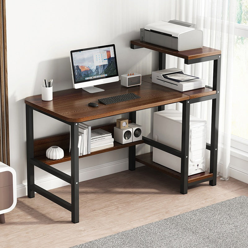 Industrial Computer Desk Rectangular Manufactured Wood Office Desk for Home and Office