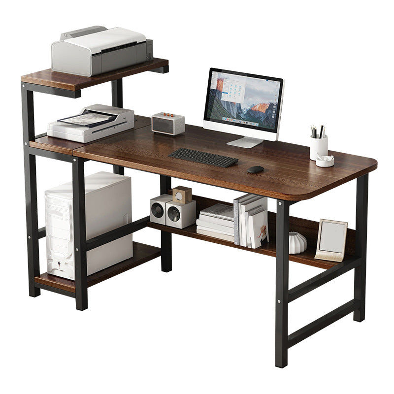 Industrial Computer Desk Rectangular Manufactured Wood Office Desk for Home and Office