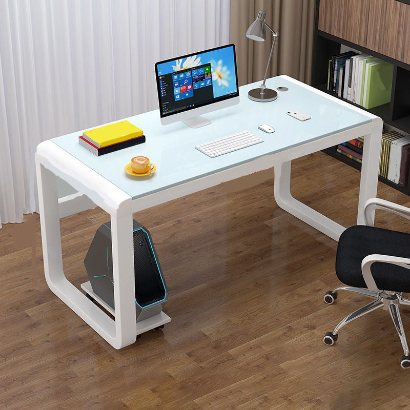 Glass Rectangle Gaming Desk Modern & Contemporary Computer Desk