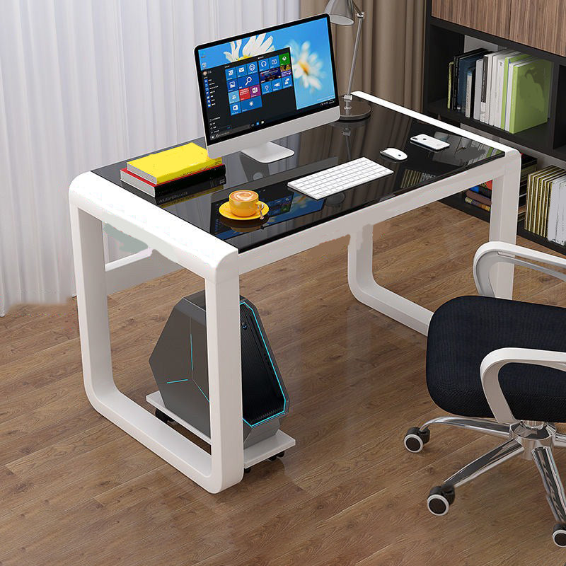 Glass Rectangle Gaming Desk Modern & Contemporary Computer Desk