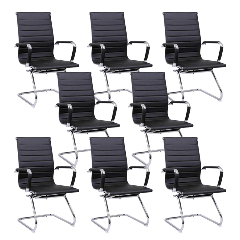 Contemporary PU Computer Chair No Wheels No Distressing Office Chair