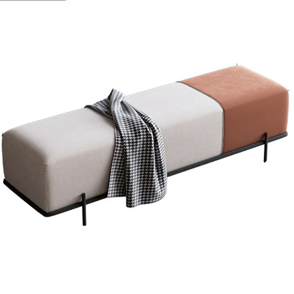 15.7" Wide Upholstered Seating Bench Modern Entryway and Bedroom Bench with Cushioned