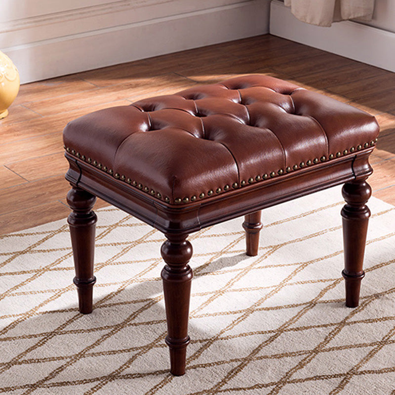 16.1" Wide Upholstered Seating Bench Traditional Entryway and Bedroom Bench with Cushioned