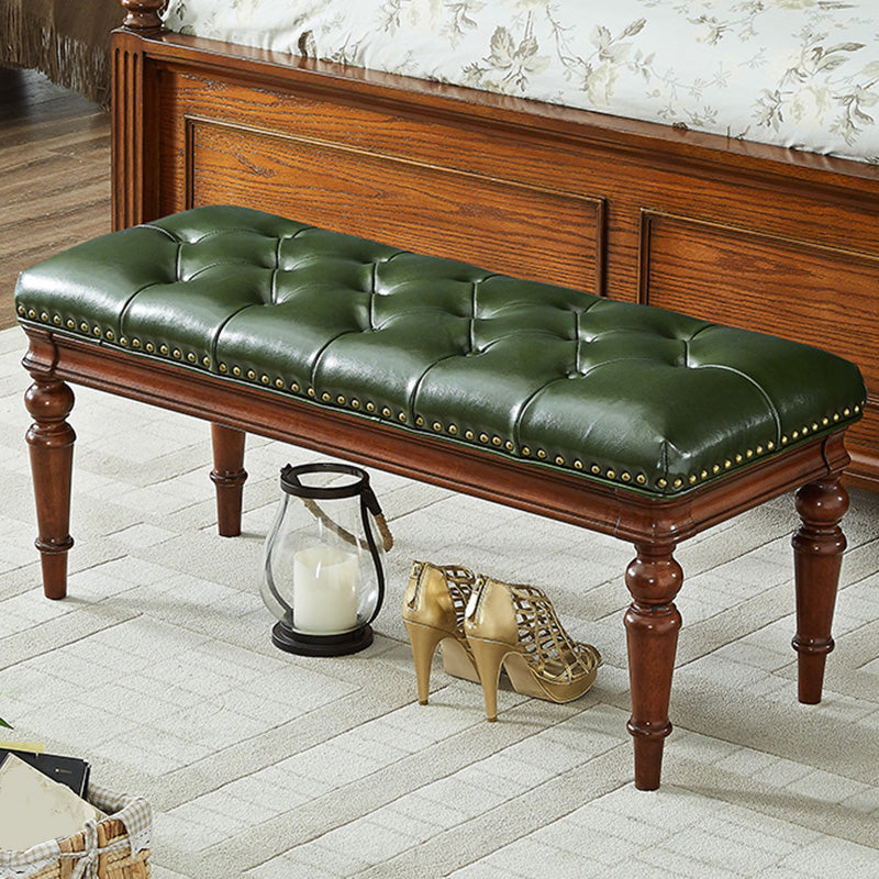 16.1" Wide Upholstered Seating Bench Traditional Entryway and Bedroom Bench with Cushioned