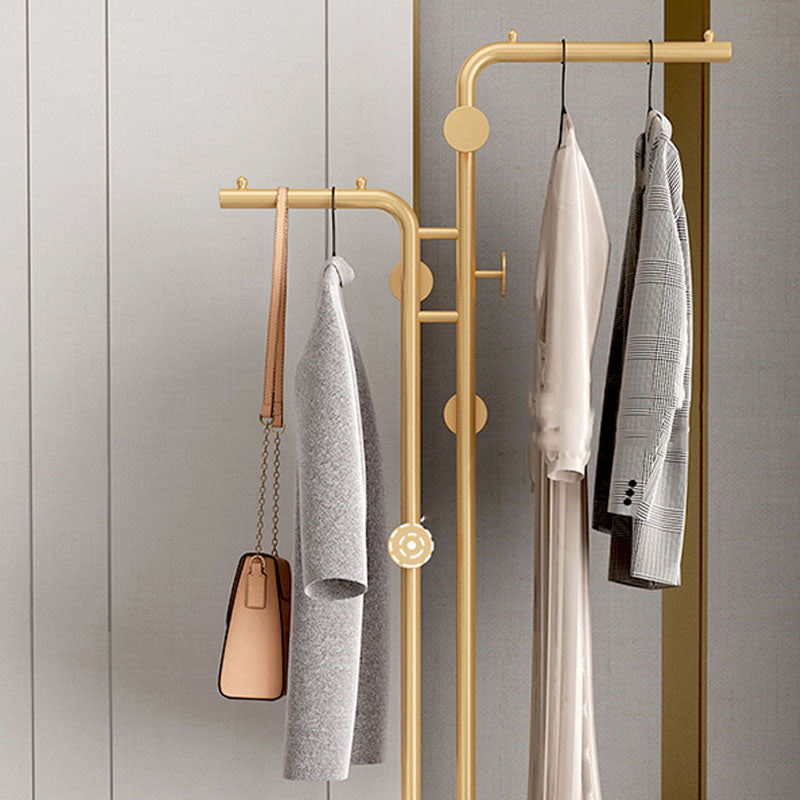 Gorgeous Coat Rack Solid Color Metal Coat Rack with Marble Bottom