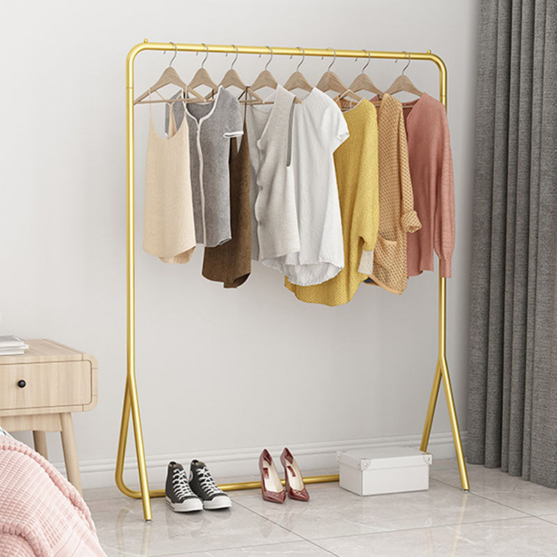 Contemporary Style Coat Hanger Metal Trestle Coat Rack for Living Room