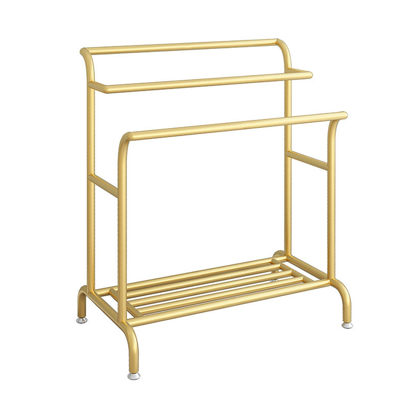 Modern Metal Coat Hanger 3 Hanging Rails and Lower Shelf Hall Stand