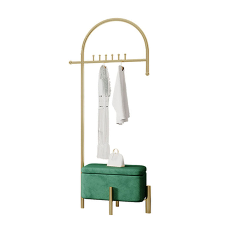 Modern Coat Hanger Rack Free Standing Coat Hooks Coat Rack with Storage