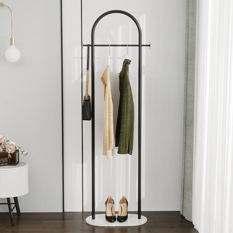 Glam Metallic Coat Hanger U-Shape Free Standing Coat Rack for Bedroom