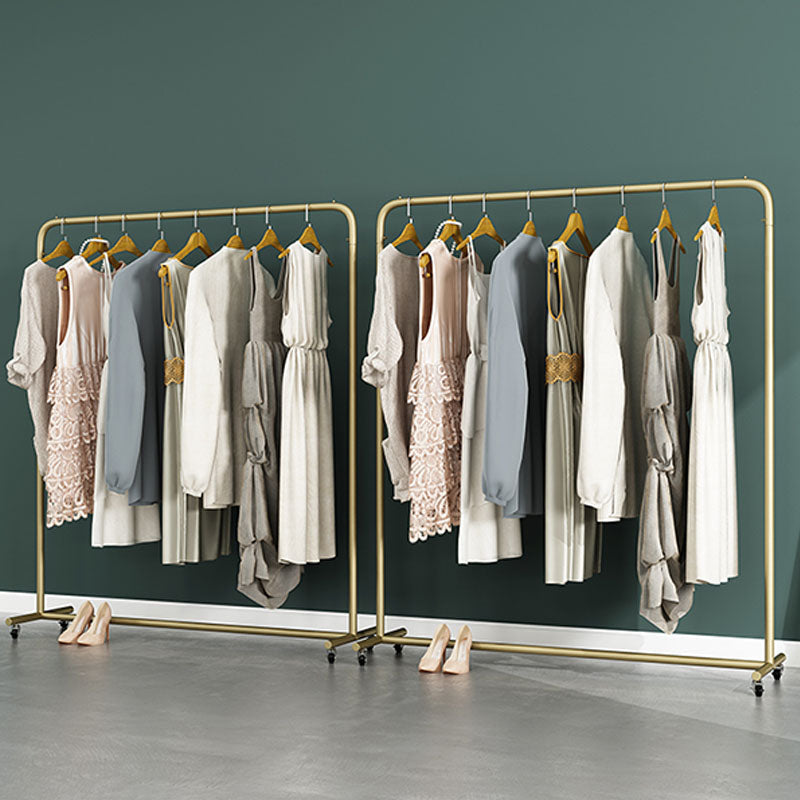 Industrial Style Coat Rack Metallic Free Standing Coat Rack with Sheave