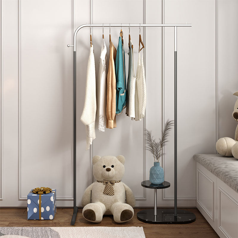 Luxurious Metal Free Standing Coat Hook Coat Rack with Marble Bottom