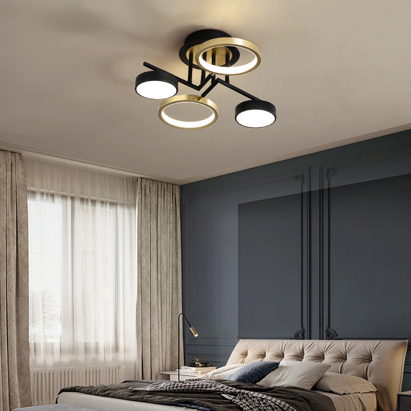 Modern Unique Shape Ceiling Mount Light Fixture Metal Ceiling Mounted Light