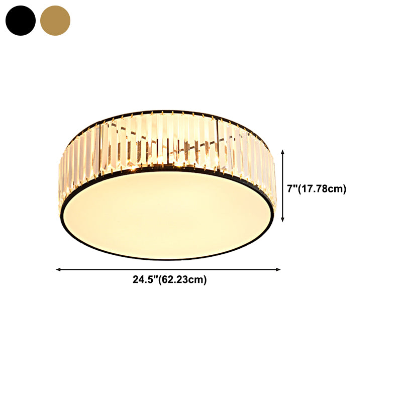 Crystal Geometric Flush Mount Lights Contemporary Style Multi Lights Flush Mount Lighting