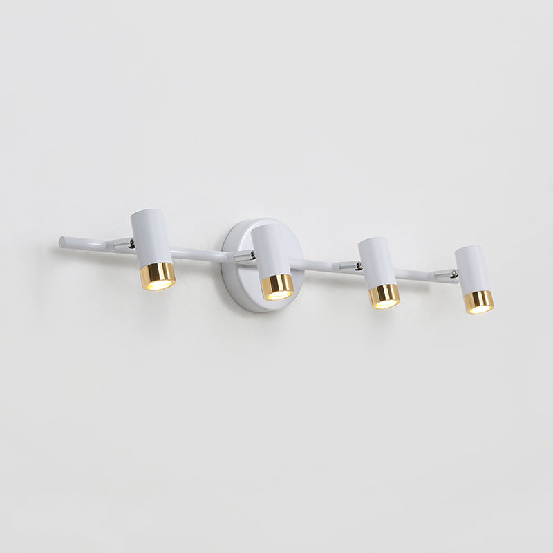 Modern Style 4 Arms Shape Vanity Lamp Metal 4 Lights Vanity Light for Bathroom