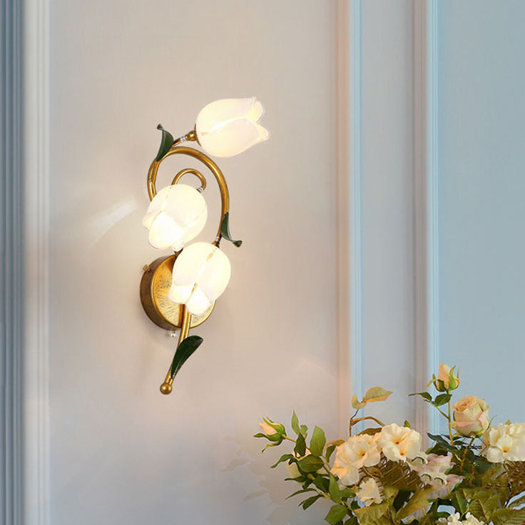 Modern Vanity Lighting Creative Glass Wall Light Sconce for Bathroom