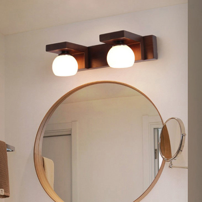 Wooden Vanity Lighting Simple Wall Light Sconce for Bathroom