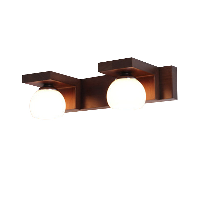 Wooden Vanity Lighting Simple Wall Light Sconce for Bathroom