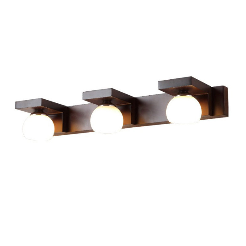 Wooden Vanity Lighting Simple Wall Light Sconce for Bathroom