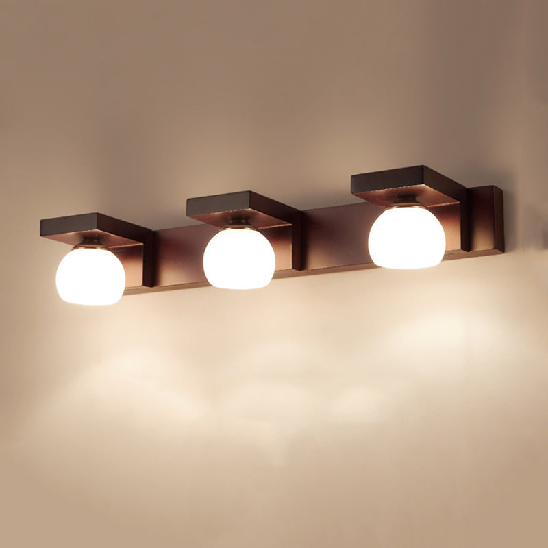 Wooden Vanity Lighting Simple Wall Light Sconce for Bathroom