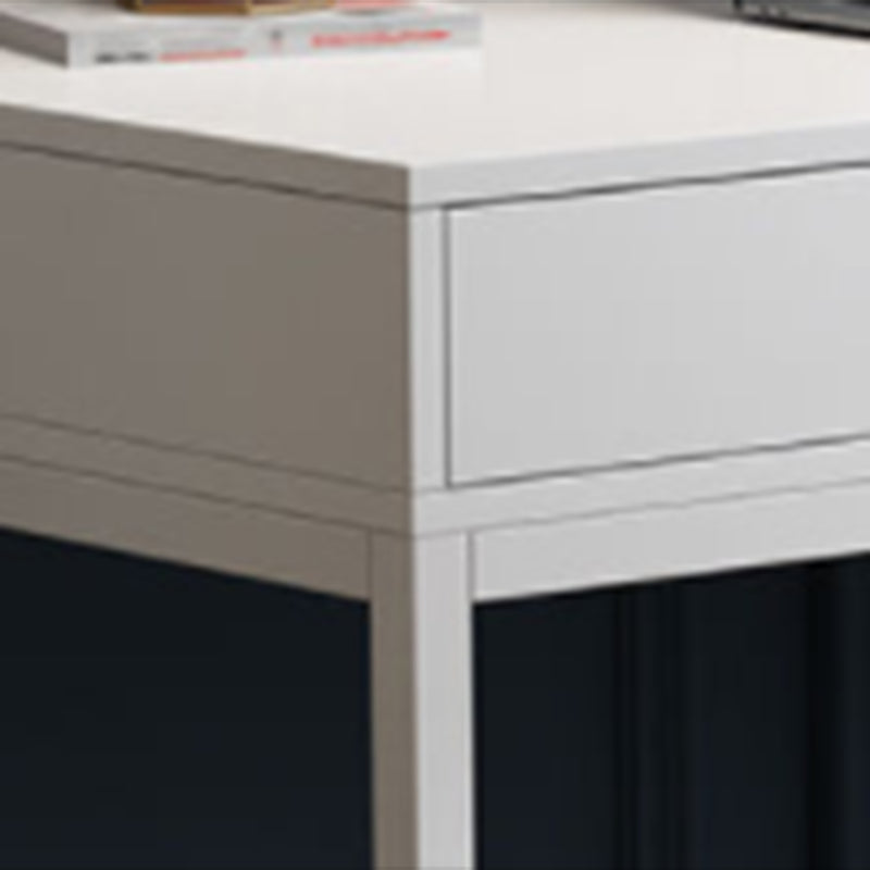 Glam Manufactured Wood Office Desk 19.68" W Home Writing Desk with 2-Drawer