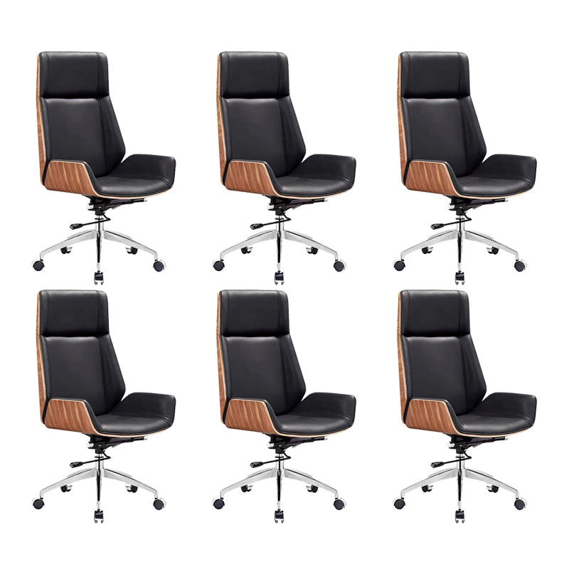 Contemporary Swivel Office Chair Adjustable Seat Height Managers Chair