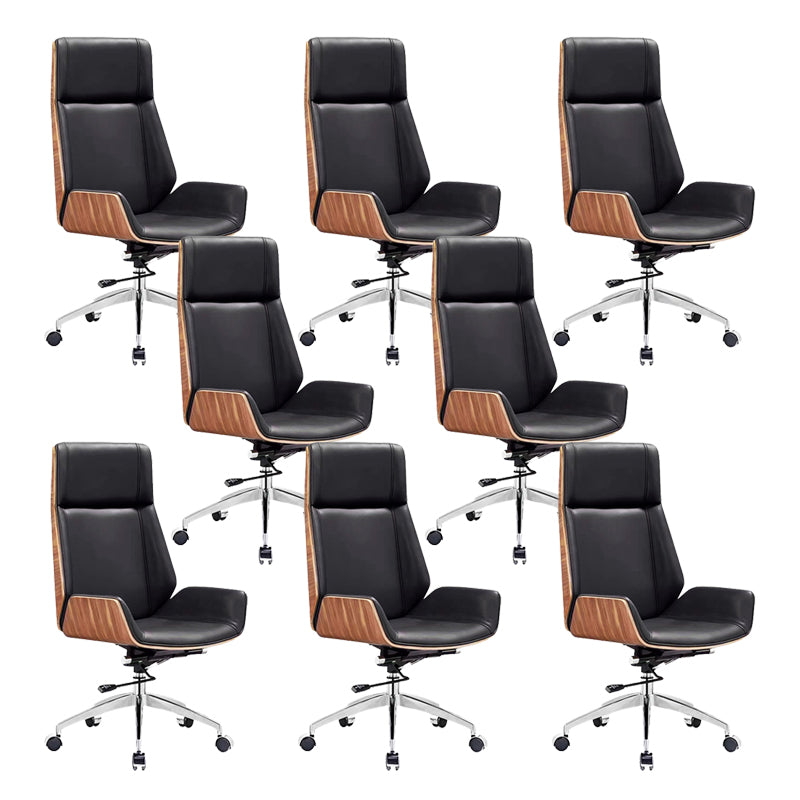 Contemporary Swivel Office Chair Adjustable Seat Height Managers Chair