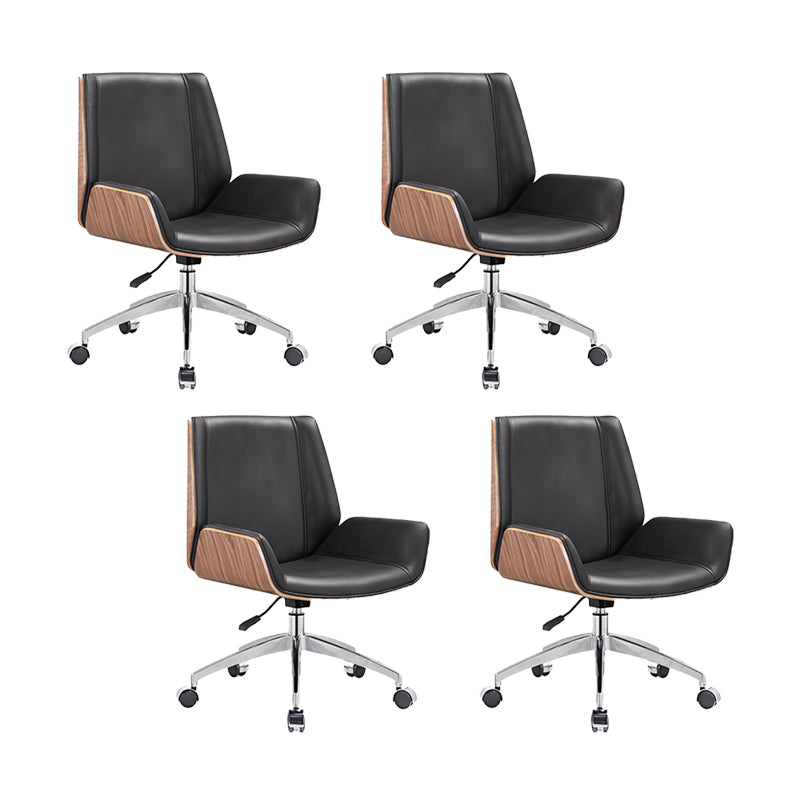 Contemporary Swivel Office Chair Adjustable Seat Height Managers Chair