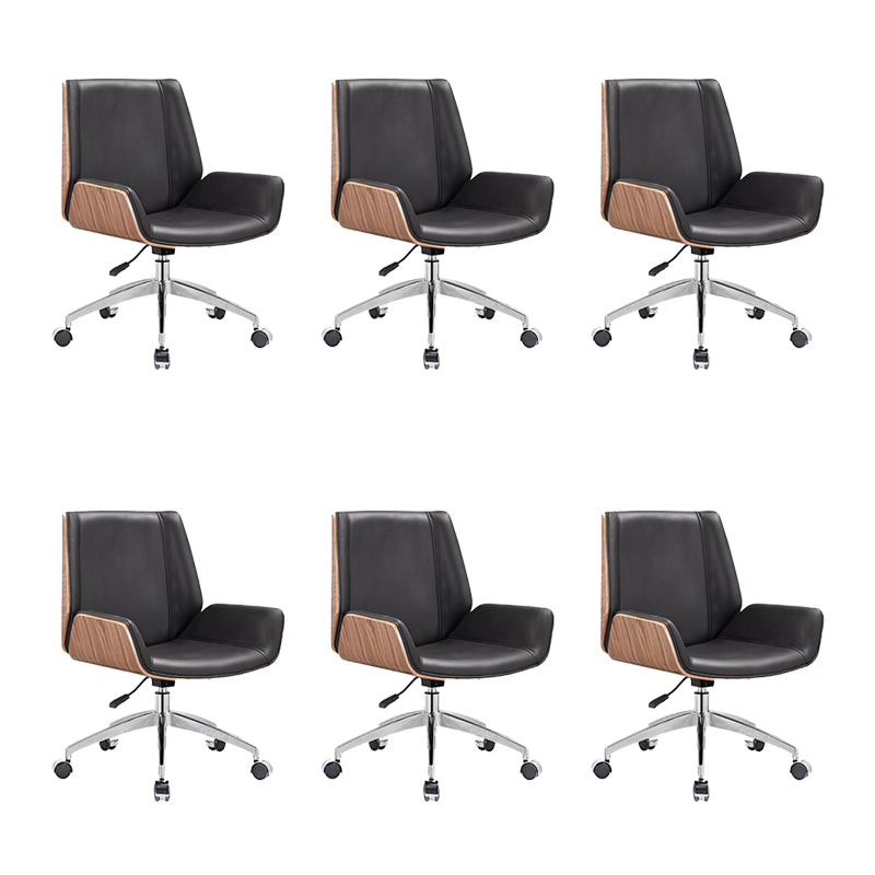 Contemporary Swivel Office Chair Adjustable Seat Height Managers Chair