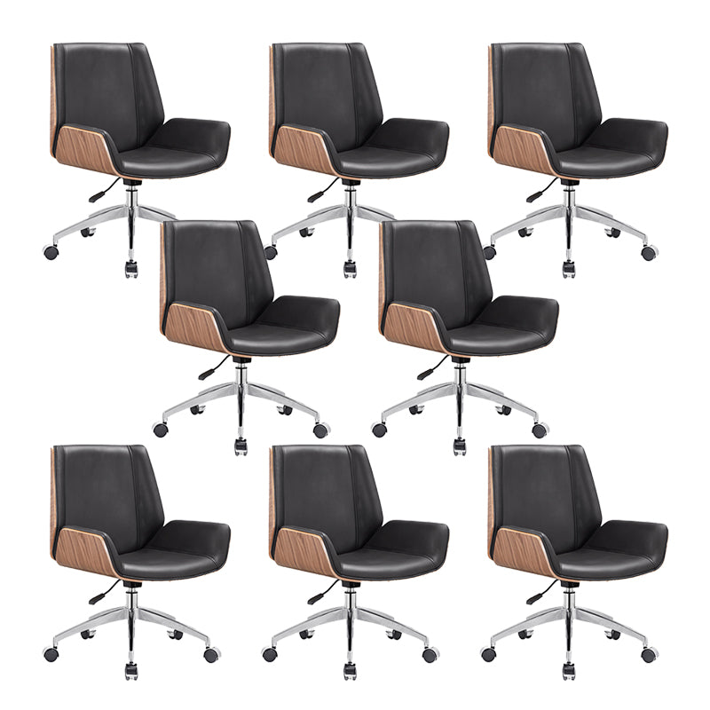 Contemporary Swivel Office Chair Adjustable Seat Height Managers Chair