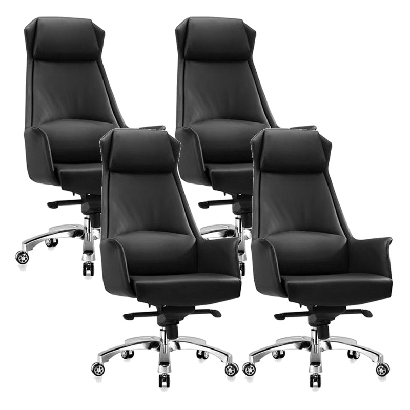 Adjustable Seat Height Office Chair Modern Swivel with Wheels Executive Chair