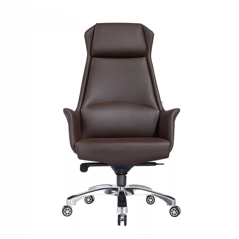 Adjustable Seat Height Office Chair Modern Swivel with Wheels Executive Chair