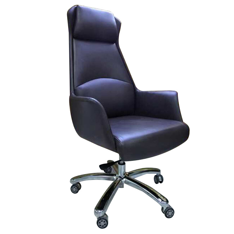 Adjustable Seat Height Office Chair Modern Swivel with Wheels Executive Chair